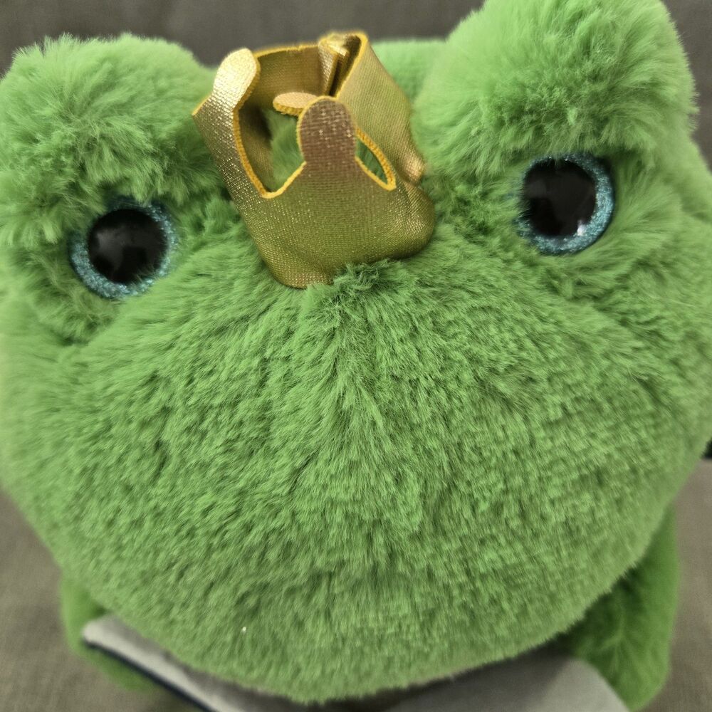 NWT Cuddle Barn Hadley Storytelling Frog Prince Plush Toy Reads 5 Fairy Tales - Picture 6 of 14